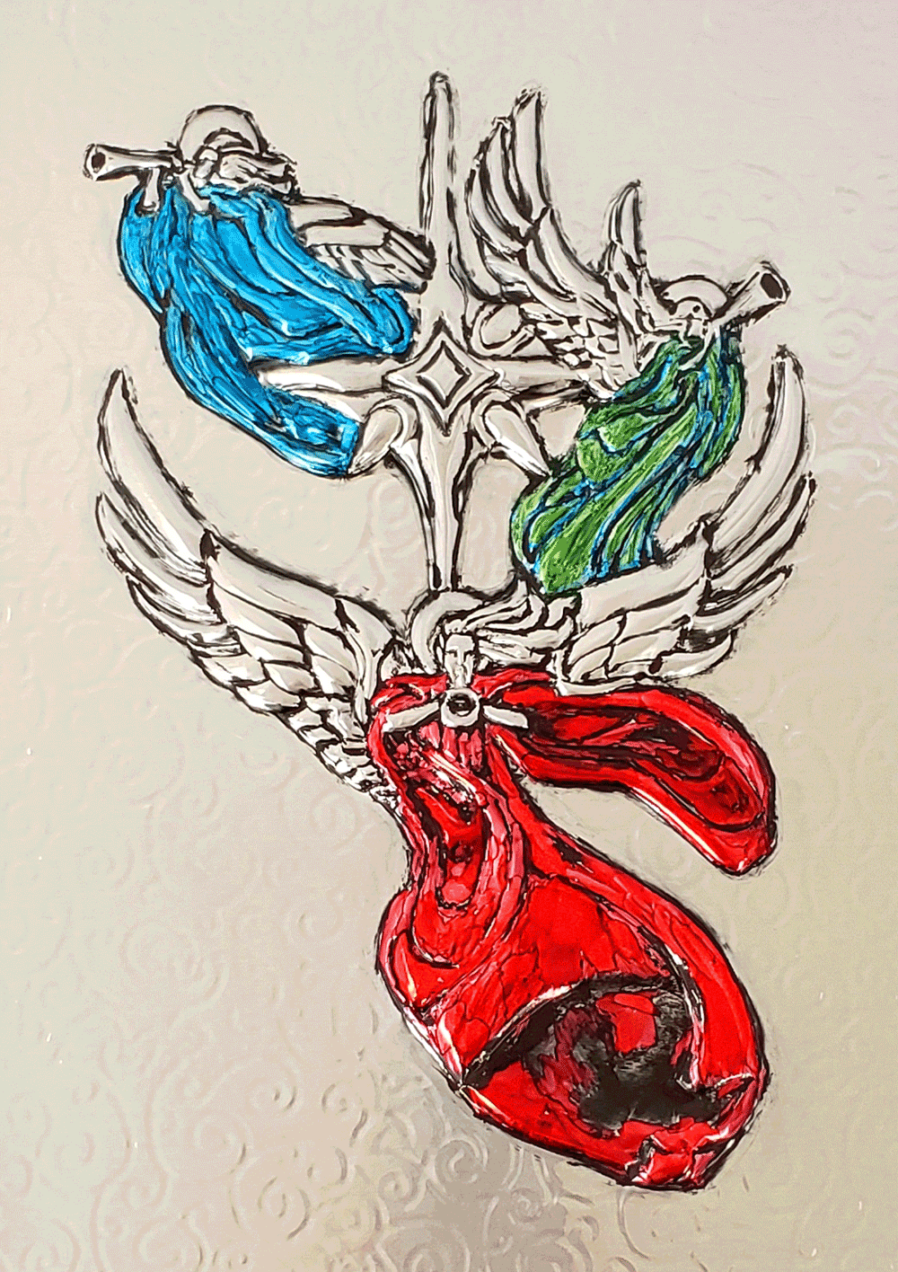 Christmas Card 2019 - Three Christmas Angels