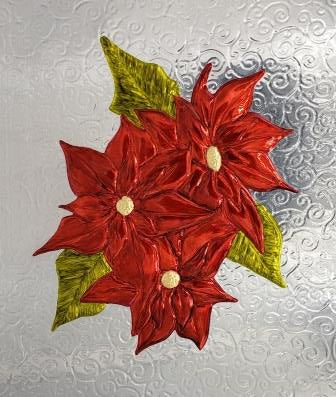 Christmas Poinsettias Artwork