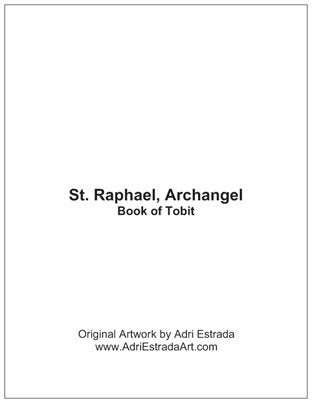 Saint Raphael Holy Card