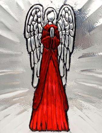 Christmas Angel Red 2021 - Artwork