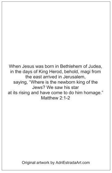 Christmas Card 2018 - A Star of Bethlehem