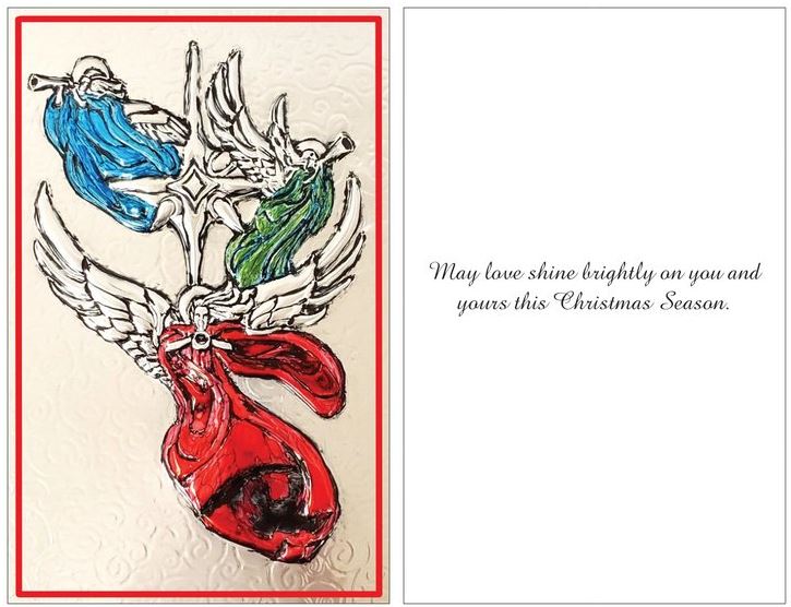 Christmas Card 2019 - Three Christmas Angels