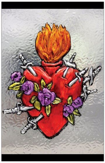 Note Cards - 7 Sorrows Sacred Heart Blank-Singles