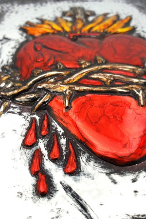 Sacred Hearts of Jesus, Mary and Joseph-Artwork