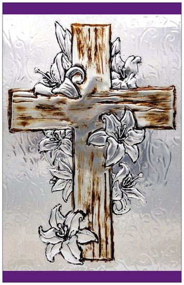 Easter Card 2021 - Easter Lily Cross