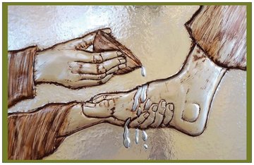 Easter Card 2021 - Jesus Washing Feet