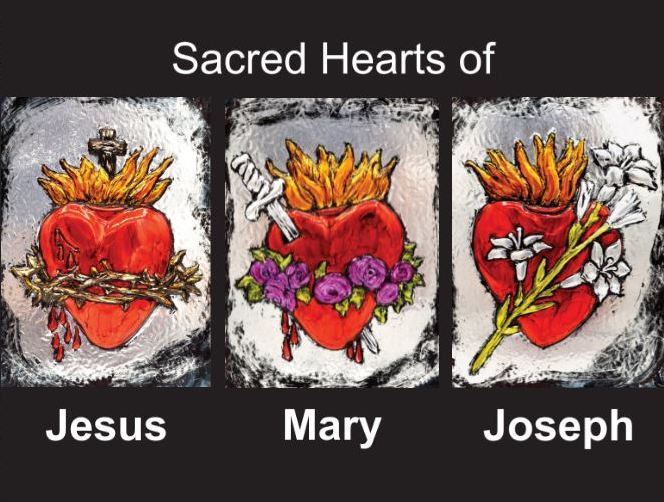 Sacred Hearts print