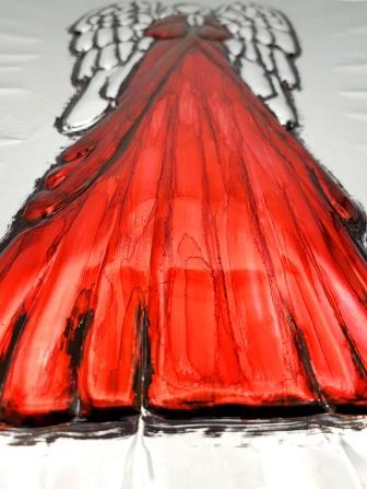 Christmas Angel Red 2021 - Artwork