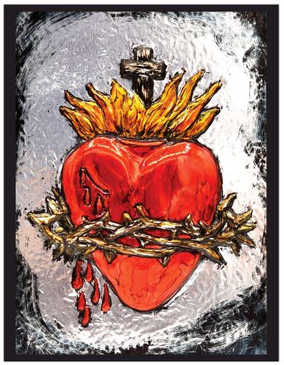 Sacred Heart of Jesus Holy Card